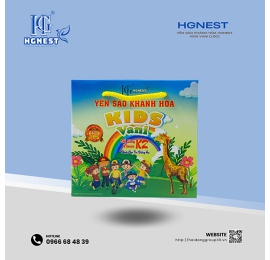 Yến sào Khánh Hòa HGnest Kids Vani 33% Lọ 70ml (Lốc)